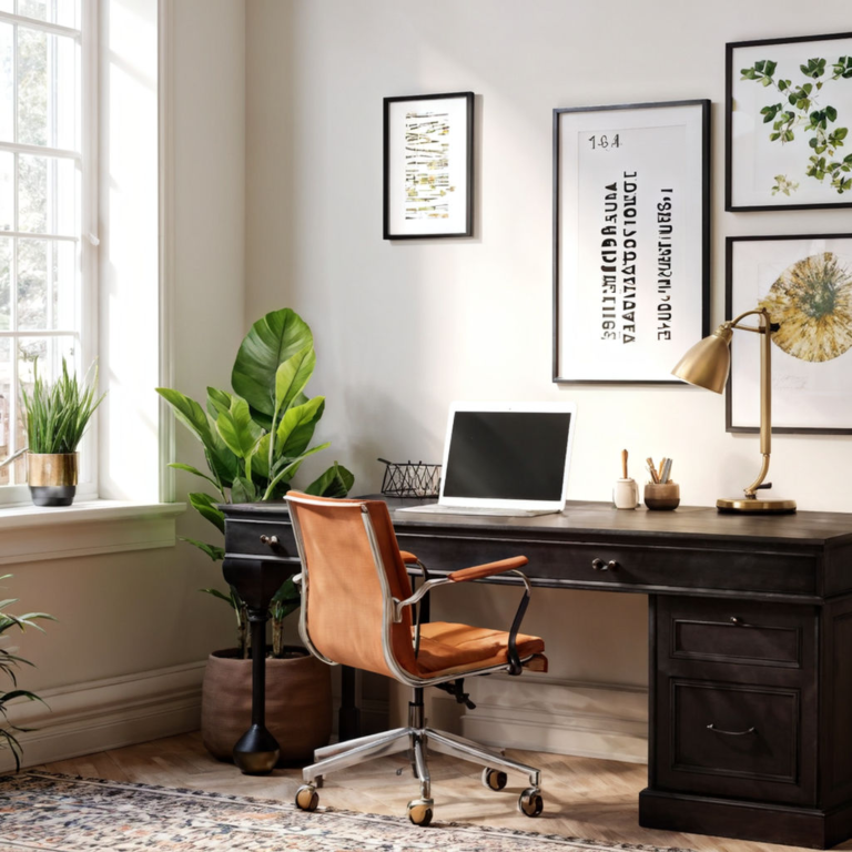 Cozy Home Office. How to Design a Productive Space